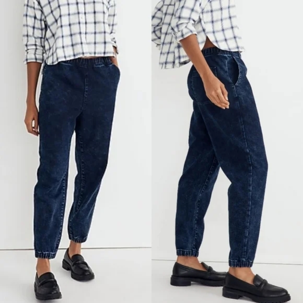 Madewell Sweatpant Jeans in Gaines Wash, Size Small